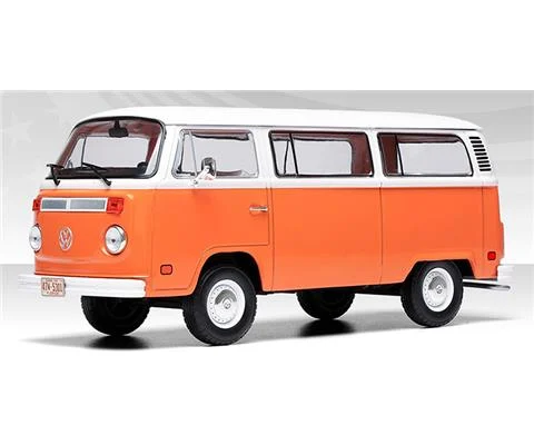 1974 Volkswagen Type 2 Bus in Brilliant Orange - IXO AMERICA