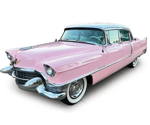 1955 Cadillac Fleetwood Series 60 in Pink - IXO AMERICA