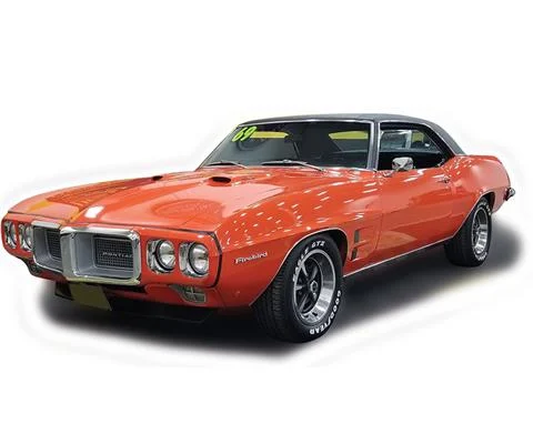 1969 Pontiac Firebird 400 in Carousel Red - IXO AMERICA