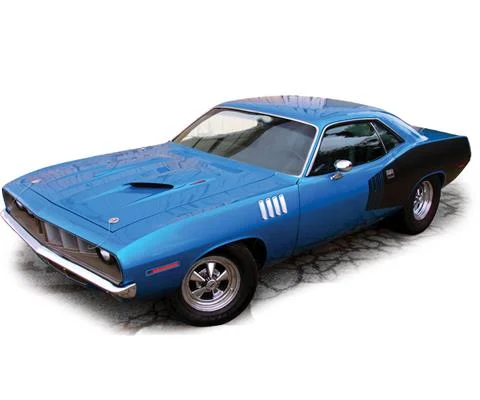 1971 Plymouth Hemi Cuda in B5 Blue - IXO AMERICA