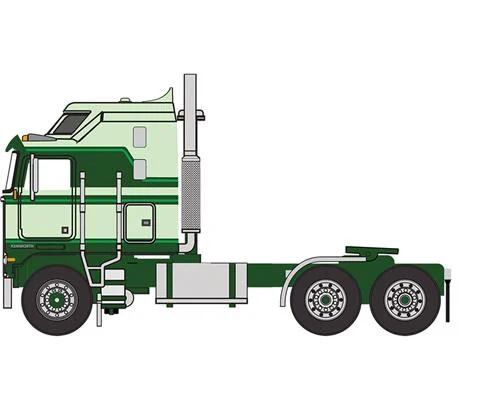 1976 Kenworth K100 Aerodyne in Green - IXO AMERICA