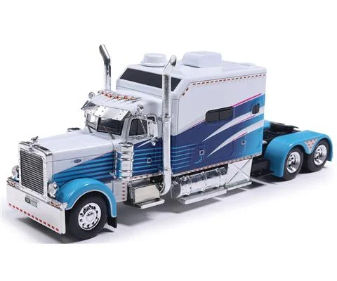 2002 Peterbilt 379 in Blue and White - Cab Only