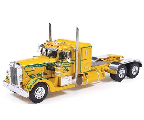 1952 Peterbilt 350 in Yellow with Green Flames - IXO AMERICA