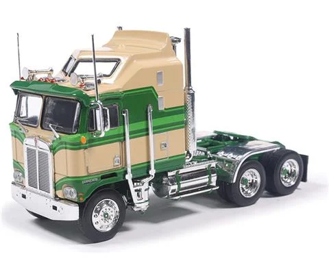 1976 Kenworth K100 Aerodyne in Tan and Green - IXO AMERICA