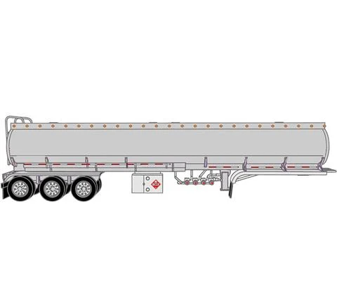 Tridem Tanker Trailer in Silver - IXO AMERICA