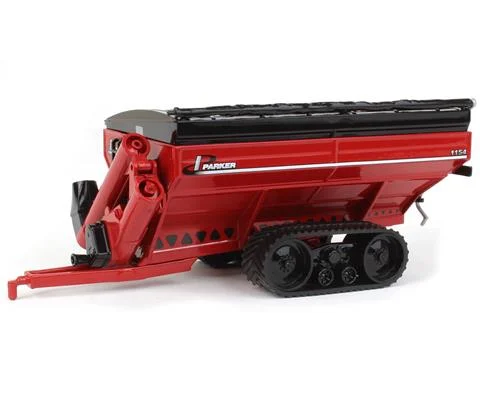 Parker 1154 Grain Cart with Tracks in Red - SPECCAST
