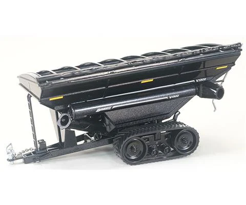 Brent V1300 Grain Cart with Tracks in Metallic Black - SPECCAST