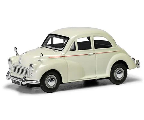 Morris Minor 1000 in Snowberry White - CORGI