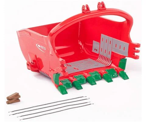 ESCO 155 cu/yd ProFill Dragline Bucket in Red - WEISS BROTHERS