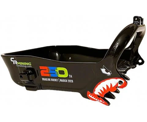 250th - CR Mining Dragline Bucket in Black
