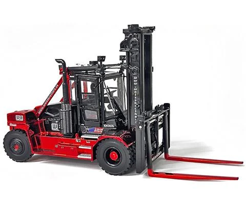 Taylor XH-360L Forklift in Metallic Black and Chrome Red - Weiss Brothers 10 Year Anniversary Edition