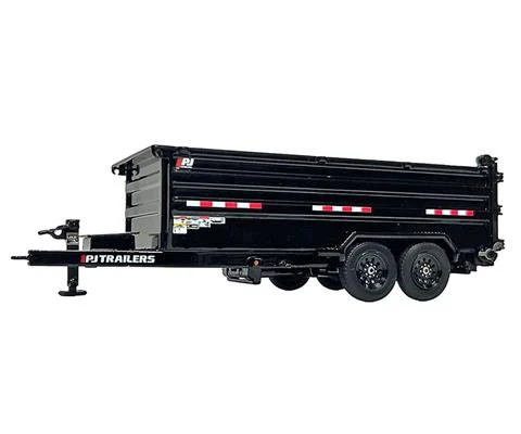 PJ Dump DM Trailer in Black - WEISS BROTHERS