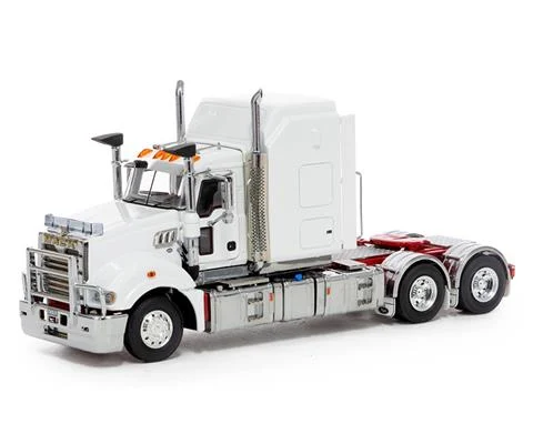 Mack Super-Liner Late Edition in White with Red Chassis - Cab Only