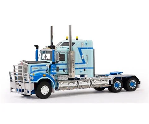 Kenworth C509 Semi Truck with Sleeper Cab in Two-Tone Blue - Cab Only