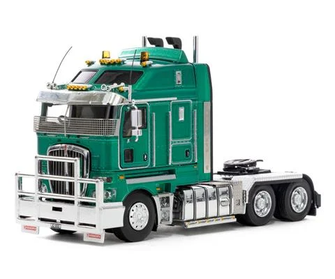 Kenworth K200 Semi Truck with 2 8 Sleeper Cab in Metallic Green - Cab Only