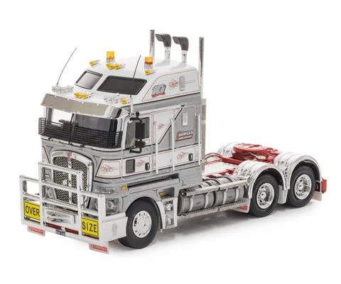 Bowers Heavy Haulage - Kenworth K200 with 2 8 Sleeper Cab in Gray and White - Cab Only