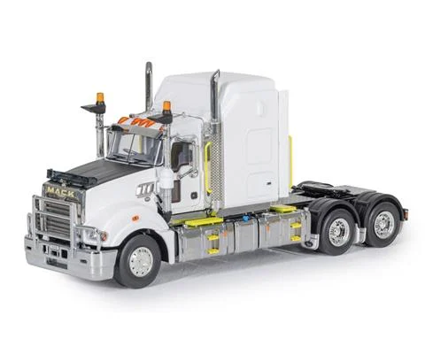 Mack Super-Liner Army Semi Truck with Sleeper Cab in White - Cab Only