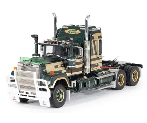 John Flynn - Mack Bicentennial Super-Liner Semi Truck with Sleeper Cab in Green and Gold - Cab Only