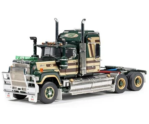 Ernest Giles - Mack Bicentennial Super-Liner Semi Truck with Sleeper Cab in Green and Gold - Cab Only