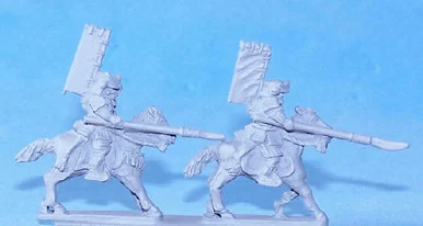 PIG240017 - MOUNTED SAMURAI WITH SPEAR