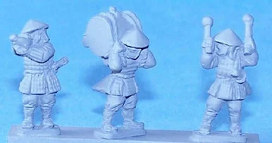 PIG240009 - SIGNALERS WITH DRUMS AND CONCH SHELLS