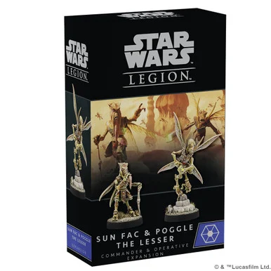 SWL116 - STAR WARS LEGION: SUN FAC AND POGGLE THE LESSER COMMANDER EXPANSION