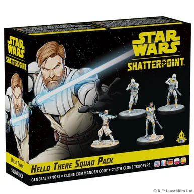 SWP06 - STAR WARS: SHATTERPOINT - HELLO THERE: GENERAL OBI-WAN KENOBI SQUAD PACK