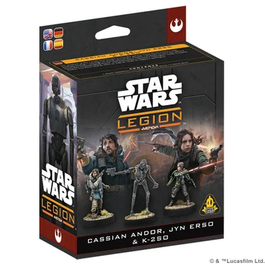 SWQ039 - Star Wars Legion: Cassian Andor, Jyn Erso & K-2SO