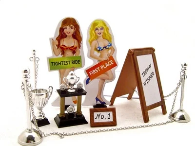 Car Show Trophy Set For 1/24 Scale Model Cars by Kinsfun - Accessories
