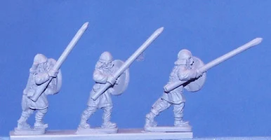 PIG090005 - UNARMOURED SPEARMEN ADVANCING